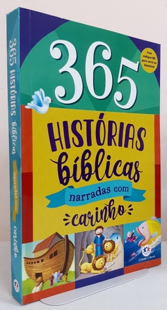 Kit 2 livros bíblicos - 365 desenhos para colorir e 365 histórias bíblicas - Mundial Records Editora