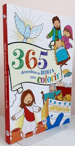 Kit 2 livros bíblicos - 365 desenhos para colorir e 365 histórias bíblicas na internet