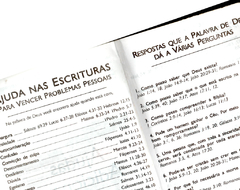 Bíblia masculina letra gigante - capa com zíper preta - Mundial Records Editora