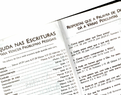Bíblia sagrada com ajudas adicionais letra hipergigante - capa com zíper caramelo - loja online