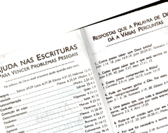 Bíblia com ajudas adicionais letra gigante - capa com zíper preta na internet