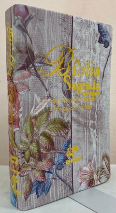 Bíblia letra gigante com harpa - capa luxo azaleia - comprar online