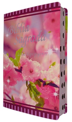 Bíblia letra hipergigante - capa luxo floral primavera