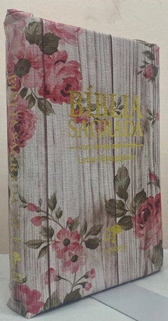 Bíblia letra hipergigante - capa com zíper romantic vermelha - comprar online