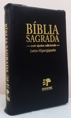 Bíblia original letra hipergigante - capa com zíper preta - comprar online