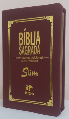 Presente dia dos pais - kit para estudo bíblico - bíblia slim vinho + dicionário bíblico ilustrado na internet