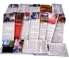 Kit 5000 folhetos para evangelização variados mundial records na internet