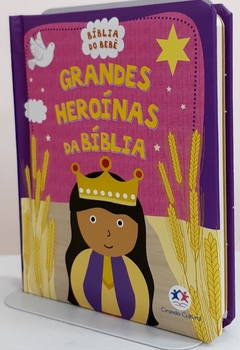 Kit bíblia infantil grandes heroínas da bíblia + grandes heróis da bíblia - comprar online