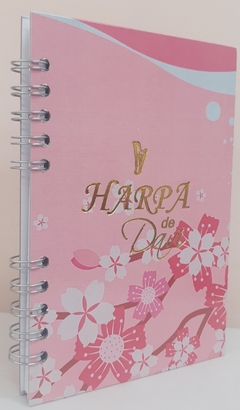 Harpa de Davi grande - capa espiral sakura na internet