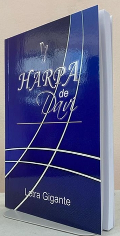 Harpa de Davi grande - capa brochura azul