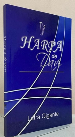 Harpa de Davi grande - capa brochura azul - comprar online