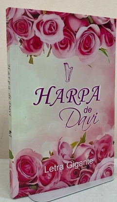 Harpa de Davi grande - capa brochura floral rosas - comprar online