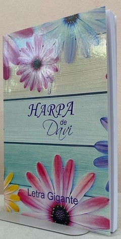 Harpa de Davi grande - capa brochura margaridas