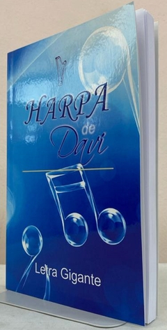 Harpa de Davi grande - capa brochura notas musicais