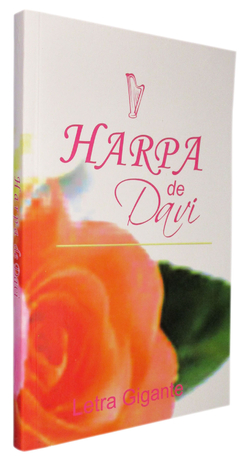 Harpa de Davi grande - capa brochura flor laranja - comprar online