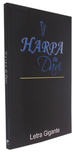 Harpa de Davi grande - capa brochura preto com azul - comprar online