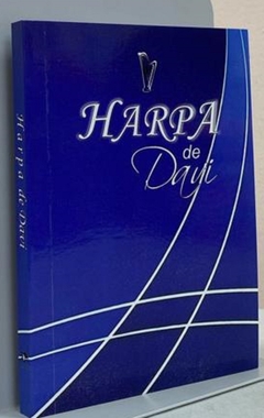 Harpa de Davi pequena - capa brochura azul - comprar online