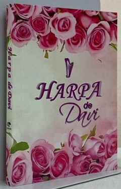Harpa de Davi pequena - capa brochura floral rosas - comprar online