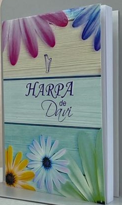 Harpa de Davi pequena - capa brochura margaridas