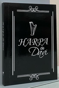 Harpa de Davi pequena - capa brochura preta moldura - comprar online