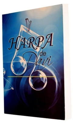 Harpa de Davi pequena - capa brochura notas musicais