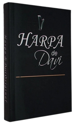 Harpa de Davi pequena - capa brochura preta - comprar online