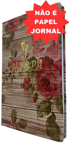 Harpa de Davi grande capa luxo almofadada romantic vermelha
