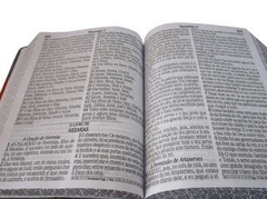 Bíblia letra jumbo com harpa - capa luxo preta na internet