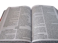 Bíblia com harpa letra jumbo - capa ziper preta na internet