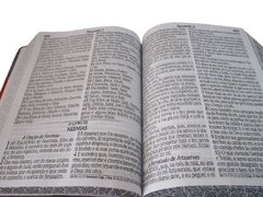 Bíblia letra jumbo com harpa - capa com ziper marrom e preta na internet