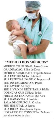 Folhetos para evangelização - Médico dos médicos (1000)