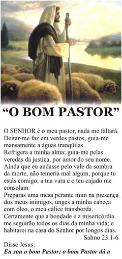 Folhetos para evangelização - O bom pastor (1000)