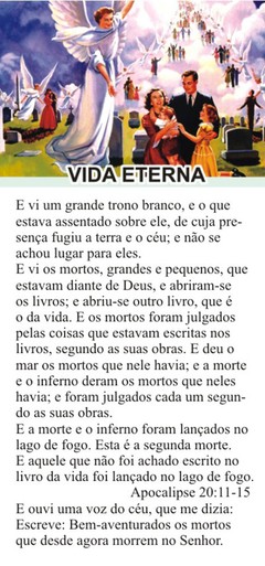 Folhetos para evangelização - Vida eterna (1000)