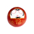 Daruma Japonés 3,5cm Muñeco De Los Propósitos Rojo