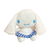 Peluche Cinnamoroll Vestido Cuadros Azules y Vincha de Encaje