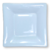 Plato Cuadrado Blanco de Ceramica 9 cm - comprar online