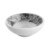 Bowl de Melamina Marmoleado Blanco con Gris de 7.5 cm