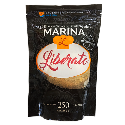 Sal Marina Entrefina con Especias Liberato 250 gr