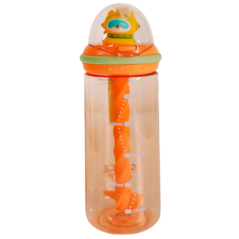 Botella de Agua Space Cat Naranja