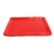 Plato para Sushi de Ceramica con Apoya Palitos Rojo 16,5 x 23,5 cm