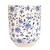 Cuenco de Ceramica Oriental Enredadera y Flores Azules 150 ml