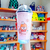 Vaso Acrilico Glitter Rosa Niña Milktea 450 ml