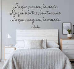 Vinilo Decorativo Frase 117 l BUDA