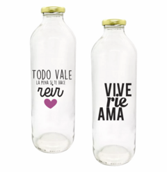 Stickers Frascos/Botellas | Frases 3 - comprar online