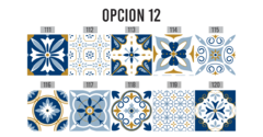 Azulejos combinados Opción 12