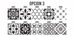 Azulejos combinados Opción 3