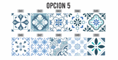 Azulejos combinados Opción 5