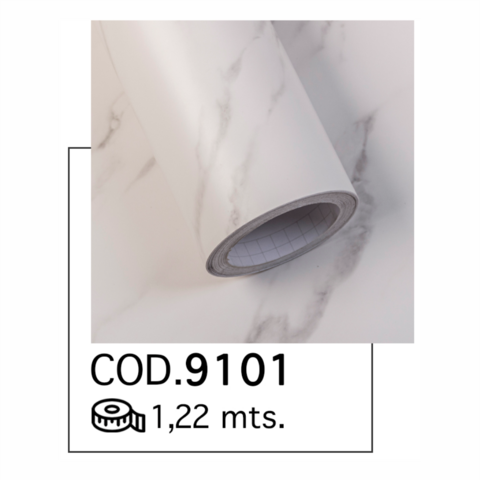 Simil Marmol Blanco - 120 ancho x 1/2 metro lineal