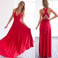 vestido largo multiforma agra