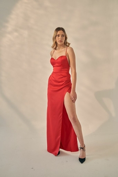Vestido Largo Martina (Rosa Dior) - VICTOIRE Diseños Exclusivos